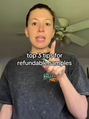THE TOP 3 TIPS for tiktok shop refundable samples! @TikTokShopCreatorEdu #TikTokShopRefundableSample #tiktokshop #tiktokshoptips #creatortok #creator #TikTokShop #creatorpilotprogram #viral #contentcreator #contentcreatortips #tiktokshopfinds 