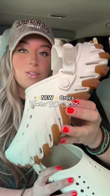 @Crocs ✨JUST DROPPED✨ these Echo RO Clogs and they might be my favorite pair so far! They are trendy & stylish. I LOVE the gum bottoms. If you keep seeing these take this as your sign and snag a pair! 🙌🏼 #crocs #crocsecho #crocsechoro #crocsechoroclogs #echoroclogs #echoro #echocrocs #crocsgang #crocs4life #crocswithnosocs #crocsshoes #crocspartner #crocsquad #trendyshoes #viralcrocs #summeressentials #summershoes #summersale #ttsthunderbolt  #creatoricons #tiktokshopsummerturnup #tiktokshopcreatorpicks #dealsforyoudays #tiktokmademebuyit #spotlightfinds 