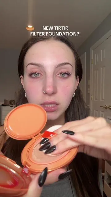 TirTir dropped a new foundation called the filter cushion foundation and WOW! It truly looks like a blurring filter in real life ✨wearing shade “21N” here Super lightweight even though it has great coverage. Truly incredible @TIRTIR Inc.  #tirtir #tirtircushion #tirtircushionfoundation #cushionfoundation #kbeauty #koreanmakeup #koreanskincare #maskfitcushion #tirtirmaskfitcushion #tiktokshopnewarrivals #ttsbeautybesties #tiktokshopcreatorpicks #dealsforyoudays 