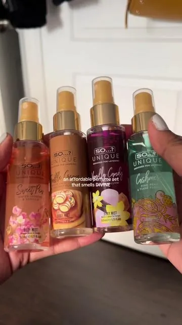 the perfect gift set 🩷 💛 💜 🩵 my favorites are truffle cream (smells just like sol de janerio 62) & cashmere!  . . . . . . . . . . . . #fyp #viralvideo #tiktoksummerturnup #dealsforyoudays #tiktokshopfinds #tiktokmademebuyit #youneedthis #relateable #relateablecontent #foryou #fyp #foryou #viral #sprays #bodymists #perfumetok #giftset #giftsforher #giftsforteens #sprays #affordable #perfumeset #preteens #teens #girlythings #makeupcontent #beautyessentials #bodymusthaves #taylorswift 