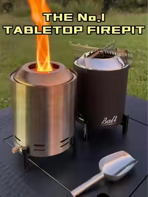 Smokeless tabletop fire pit. The best way to enjoy a tabletop fire this summer. #firepit #camping #Outdoors 