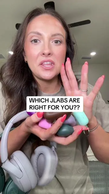 The mauve bundle is my personal fav 😍 #jlab #jlabheadphones #jlabearbuds #earbuds #headphones #activenoisecancelling #music #tiktokshopcreatorpicks #tiktokshopmusthaves #dealsforyoudays 