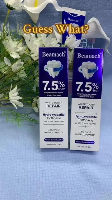 Hydroxyapatite Toothpaste is the best effective toothpaste for protecting enamel🤙🏻🤙🏻🤙🏻#hydroxyapatite #BeamachToothpaste ##DentalHyhienistApproved#HonestReview#OralCareRoutine#BeamachToothpaste#HealthySmileGoals#TikTokShopFinds#TikTokShopSpringGlowUp#TikTokShopAprilRestock#fyp #foryou 
