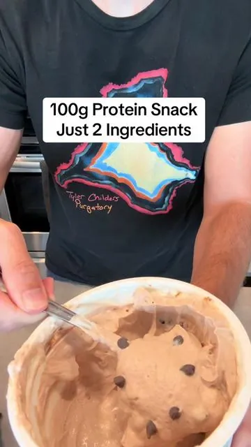Easy snack with 100g of Protein! #pudding #protein #healthysnack 