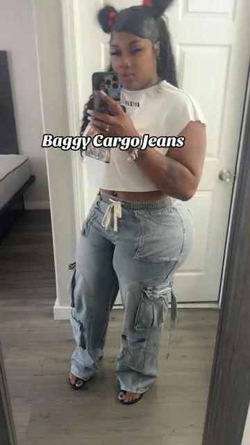 #fypシ #fashionnova #cargo #jeans #tiktokshopmademebuyit #foryoupage❤️❤️ 