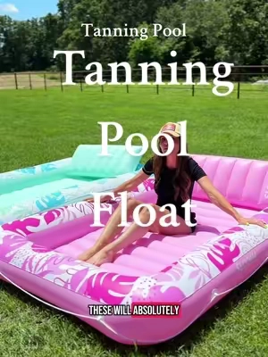 The best thing to have around this summer! @Sloosh #tiktokshopcreatorpicks #tiktokshopdealsforyoudays #dealsforyoudays #pool #tanningpool #poolday #poolfloat #float #outdoorfun 