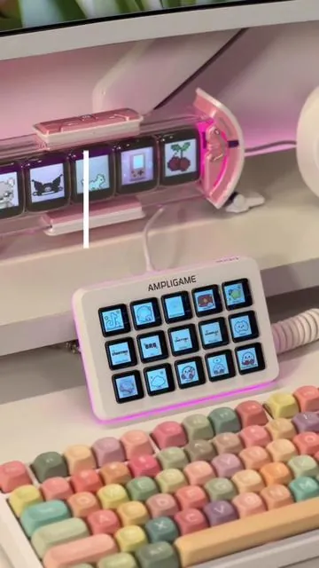 I’m all for efficiency and @Fifine Design stream deck is delivering just that 🙂‍↕️ I am lovingggg this little guy #fyp #fifine #pcgaming #streamer #streamingsetup #wfhsetup #streamdeck #cozygaming #desksetup #deskaccessories 