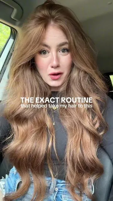 The best hair routine ✨ Plus the products last so long! They actually ended up saving me $$ in the long run. 🤍✨ I put all of them in the orange cart above! ⬆️ PS: they are on a huge sale right now so get it before it sells out😂 remember consistency is key with these 🔑  #hairroutine   #hairproducts   #scalpcare   #hairgrowthjourney 