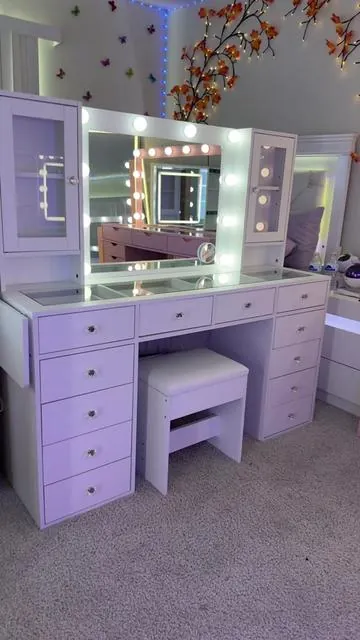 FUSOU 55"W Vanity with Power O