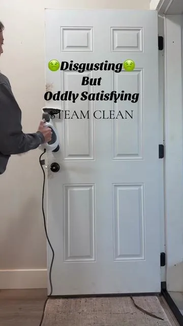 I am SHOCKED at how well this steam cleaner works every time I use it. It’s disgusting but SO satisfying. 😂 #cleantiktok #cleaninghacks #cleanwithme 