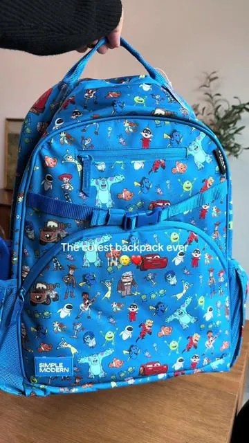 How cute is this backpack from @Simple Modern 😍🥲 & the quality is amazing 🙌🏻 #pixar #disneypixar #nostalgia #disneynostalgia #simplemodern #backpack #disneylover #backtoschool #flashsale #backpackforkids #MomsofTikTok #fyp #foryoupage #parati 