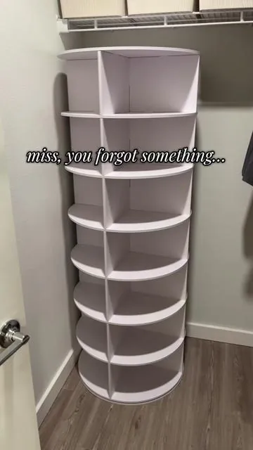 seriously obsessedddd with this rotating shoe rack!! 🤩🩷 and it’s on sale right now for only $83, cheaper than what I bought it for! #shoeorganizer #shoestorage #shoes #closet #closetorganization #shoerack #shoerackorganizer #closetgoals #rotatingshoerack 