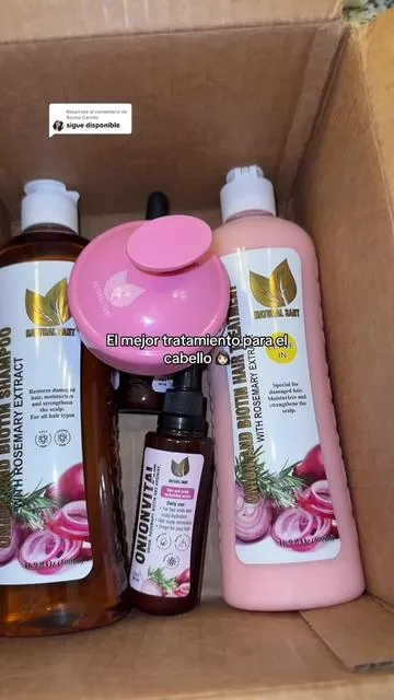 Respuesta a @Norma Carrillo Si está sufriendo de pérdida de cabello o tienes el cabello en pausa, prueba esta tratamiento y luego me lo agradeces!! #tratamientosparaelcabello #caidadecabello #hairhack #cabellolargo #cabello #caspa #special #shampooandconditioner #serum #biotin #rosemary #onion #NaturalSant #set #tipsforgirls #work #women #longhair 