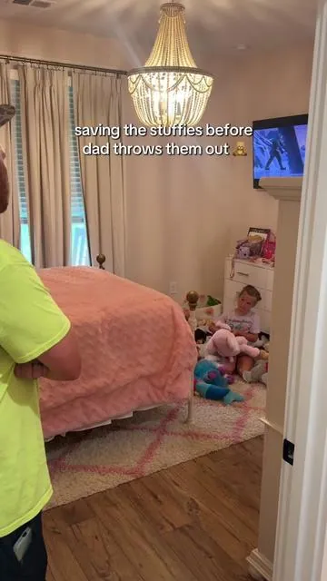 Dad was this close to tossing all the stuffies 😬 Found the cutest solution to save them  and my sanity! 🧸🙌 #MomHack #StuffedAnimalStorage #MomHacks #ToyOrganization #PlayroomIdeas #ToddlerRoom #ParentingTips #OrganizeWithMe #MomLife #DeclutterChallenge #TikTokFinds  #ttsstarcreator #fyp #tiktokshopcreatorpicks #spotlightfinds #creatorsearchinsights  #outfoorfun #ttslevelup #dealsforyoudays