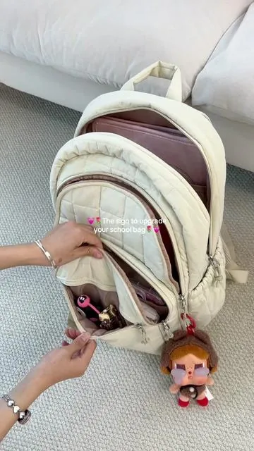 The sign to upgrade your school bag💓🌷#bagsmart #bag #backtoschool #backpack #backpacking #schoolbag #workbag #travelbag 