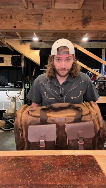 Waxed Canvas and Leather Duffle Bag! #dealsforyoudays 