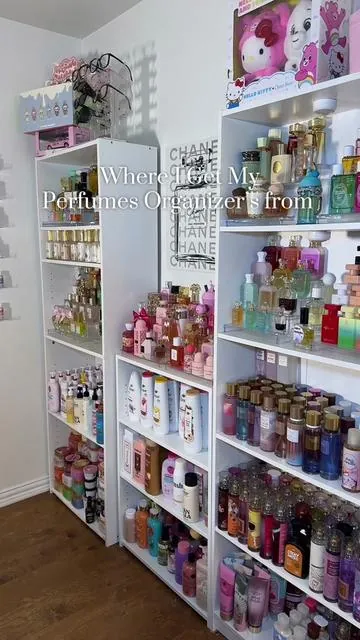 Here are the perfume organizers i use 🥰 #truly2mae #howtosmellgood #fyp #hygieneproducts #layeringroutine #truly2maefyp #hygienetips #layeringcombo #perfumetiktok #perfumetok #pickoutmyshowerroutine #foryoupage #perfumelayering #shower #showertok #showerroutine #productmusthave #vanillagirl #vanillaperfume 