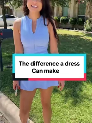 When you put on a dress that fits like a glove #minidress #SummerFashion #tennisdress #dresses #dealsforyoudays @TimeOFF Sports 