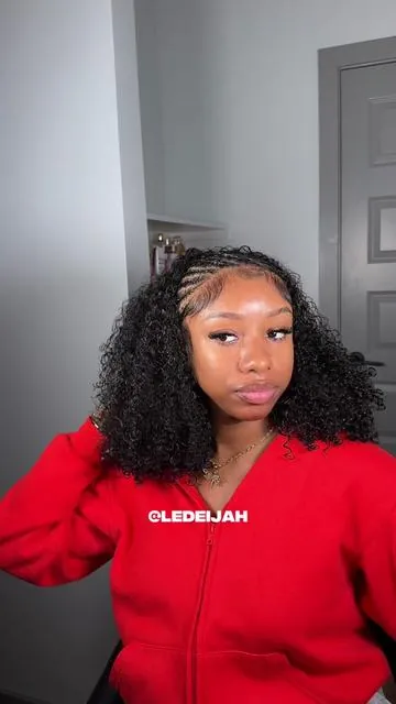 these fulani braids are DEFINITELY it for the summer🥹 half wig from @bangjazzhair 