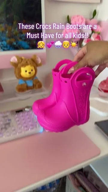 The Cutest kids Crocs Rain Boots! @@Crocs##crocs##toddlershoes##crocsrainboots##rainboots##toddlermom##toddlerboots##kidscrocs##kidsshoes