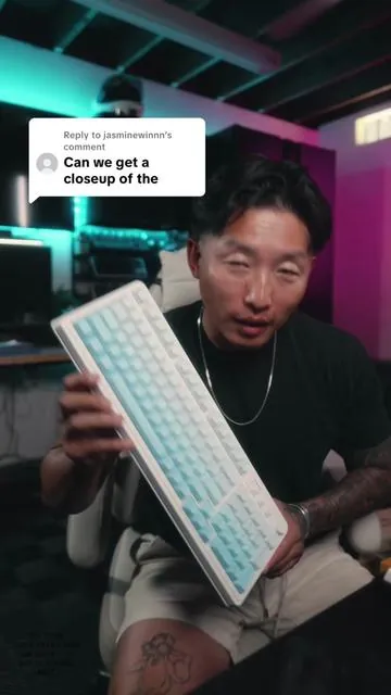 Replying to @jasminewinnn here is the closer look at the aula s99! It really is a beautiful gradient blue colorway!  #mechkeys #mechkeebs #mechkeyboards #keebs #keebtok #mechanicalkeyboards #mechanicalkeyboard #typingasmr #keyboardasmr #thockykeyboard #creamykeyboards #creamykeyboard #budgetkeyboard #creamybudgetkeyboard #satisfyingvideo #aulas99 #urtechdaddy 
