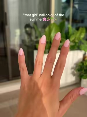 been doing my nails at home & this is by far my favorite color i’ve done🌸☁️ #nails #nail #nailinspo #Summer #pink #dnd #pinterest #nailcolor #thatgirl #gel #nailpolish #athome 