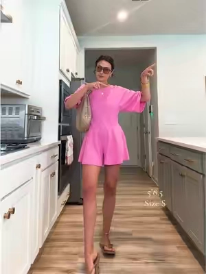 Flattering, lightweight, cute colors… it doesn’t get any better! Dress it up or down!!  #romper #romperoutfit #rompers #summeroutfit #summerstyle #outfit #comfy #casual #casualoutfits 