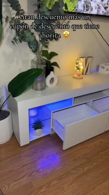 #tvstand #entertainment #wlive #furniture #modern #console #dealsforyoudays #tiktokshop 