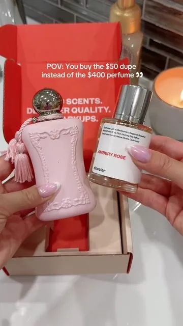This $50 perfume is on TikTok Shop and smells insane 😍 @Dossier Perfume #dossierperfumes #delina #amberrose #perfume  ##dossier