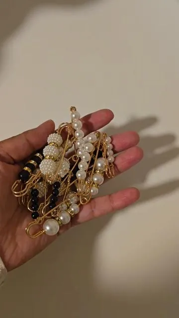 Pearl Brooch Pins #ad #tiktokshop #pin #saftypin #broochpins #foryou #fypシ 