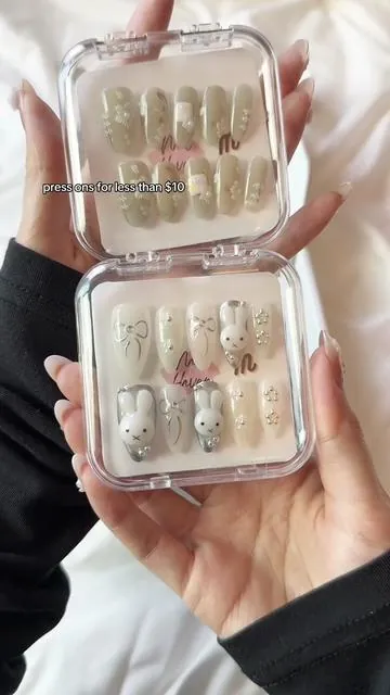 #pressonnails #pressons #nailsoftiktok #nailhaven #almondnails #TikTokShop 