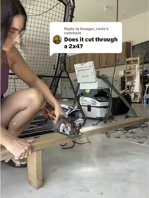 Replying to @krueger_rants such a handy saw for big or small projects! #dovaman #minicircularsaw #minisaw  @DOVAMAN  #dealsforyoudays #tiktokshopcreatorspicks 
