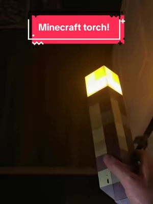 Take back the night with your very own Minecraft torch!  #Minecraft #minecrafttorch #fyp #minecraftmemes #minecraftbuilding #gamer #gaming #tiktokshopcreatorpicks #dealsforyoudays #tiktokshopmemorialday #tiktokshopspringsale #dealsforyoudays #tiktokshopsummerturnup #tiktokshopblackfriday #tiktokshopcybermonday #tiktokshopholidayhaul 