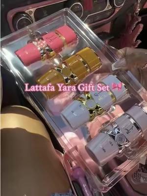 These small Yara bottles are so cutesy @Lattafa Perfumes #lattafa #yara #giftset #yaracandy #yaratous #yaramoi #smellgood #arabianperfume #giftideasforher #fragrancetiktok #purfume #perfumetok #miniperfume 