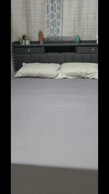 TryLazy Furniture Bed Frame with 4 Drawer, Headboard with Charging Station & Storage Noise-Free. #bed #furniture #cama #fyp #gift #2025 #tiktokmademebuyit #tiktokshop #usa #latinos 