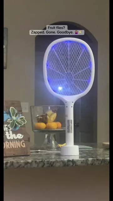 These fruit flies had one more time to fly past my face 😤 This bug zapper is officially my summer bestie—handling business quietly, quickly, and effectively. If you’ve got tiny uninvited guests, it’s time to show them the exit. ✨🪰⚡️ #BugZapperLife #ByeFruitFlies  #DealsForyoudays  #BugZapper 