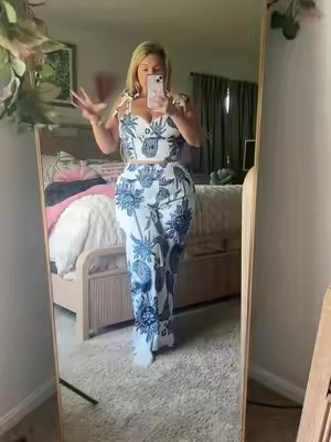 Thank you to the Sun Gods #twopieceset #curvyfashion #curvyfashionblogger #pleaserestock #summeroutfits 