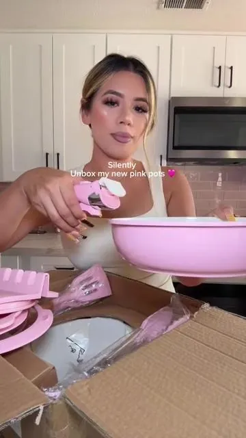 Pink is back in stock, RUN bestie 😮‍💨🤭 #pink #pinkpots #asmr #unboxing 