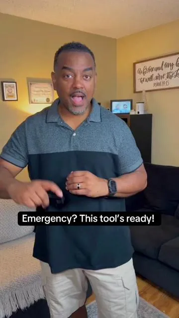 This rugged MTech folding knife is built for the unexpected. With a built-in seatbelt cutter, rope cutter, and glass puncher, it’s a must-have for your glove box, hiking pack, or toolbox. The black stainless steel blade folds smoothly and locks securely, and the textured handle gives you a solid grip when it counts. I’m holding the extra large in this video — grab yours today for an affordable price! #EverydayCarry #CampingGear #EmergencyTool #SurvivalReady #MTechKnife #OutdoorEssentials #MensGear #TacticalKnife #TikTokShopCreatorPICKS #DealForYouDays 