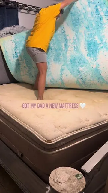 Memory foam mattress for my dad #mattress #memoryfoam 
