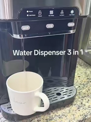 Water Dispenser 3 in 1 #waterdispenser #water #icemaker #drink #hotwater #kitchengadgets  #ice #tiktokshopcreatorpicks #costway @Costway.US 