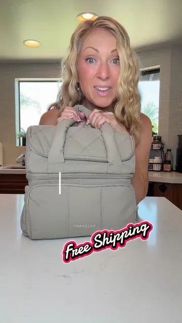 BAGSMART has you covered for picnics, work, or road trips! #lunchbag #lunchbags #lunchonthego #bagsmart #bagsmarttravel #foodbag #insulatedbag 