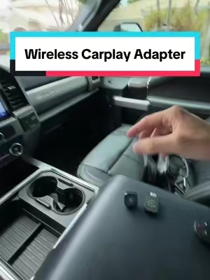 How to get wireless CarPlay in your car#carplay #carsoftiktok #dealsforyoudays #carhacks #tiktokshop 