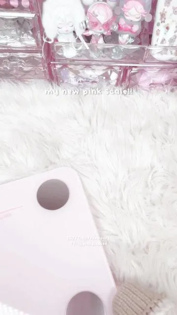 it's so cute!! #pink #cute #bluetoothscale #smartscale #gymtok #pinkaesthetic #fyp