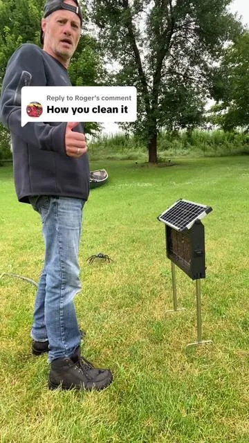 Replying to @Roger #mosquito #bugzapper #mosquitozapper #backyard #camping #rvlife 