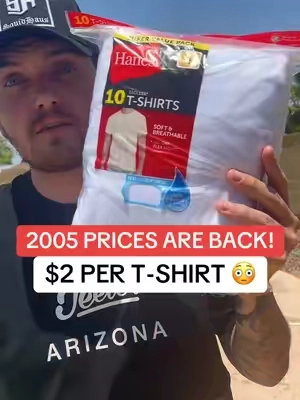 10 PACK OF HANES COTTON TEES! #hanes #shirts #cottonshirt #blanktees #summeroutfit #SummerFashion #dealsforyoudays 