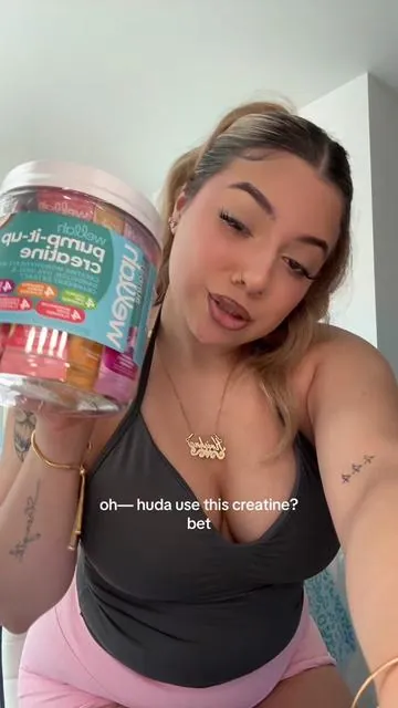 you can’t lie her body teaaaa😭😭 #hudaloveisland #creatine #gymtok 