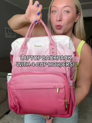 I’m obsessed with the pink 💕 #laptopbackpack #backtoschool #TikTokshopbacktoschool #backpack #backtoschoolshopping 