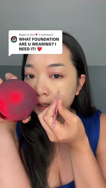 Replying to @Ena🔻 i use the espoir cushion foundation!  #cushionfoundation #cushion #foundation #koreanmakeup 
