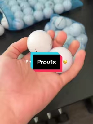 Finally golf isn’t expensive #golfballs #prov1 